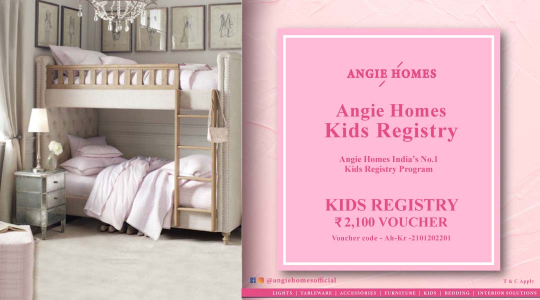 Angie Homes Kids Registry Gift Voucher for Kids Luxury Bunk Bed ANGIE HOMES