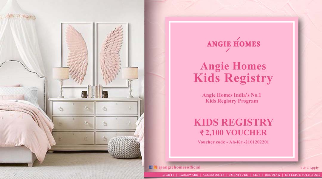 Angie Homes Kids Registry Gift Voucher for Kids Bed Side Table ANGIE HOMES