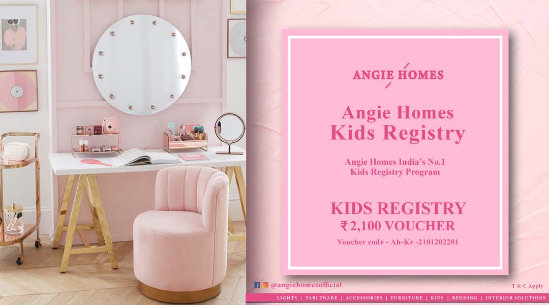 Angie Homes Kids Registry Gift Voucher for Study Room ANGIE HOMES