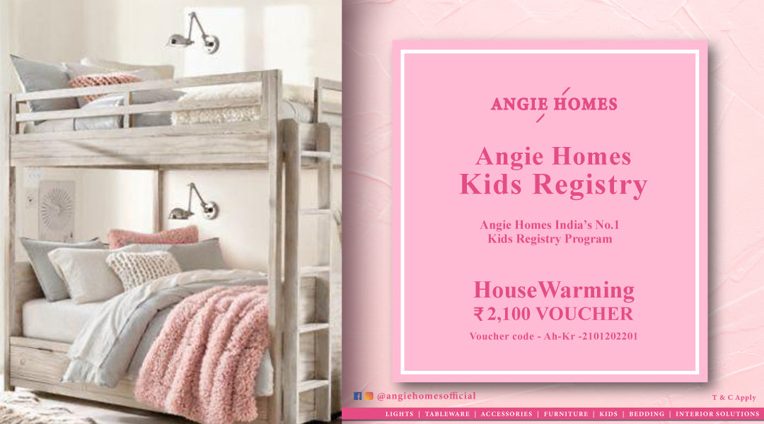 Angie Homes Kids Registry Gift Voucher for Girls Bunk Bed ANGIE HOMES