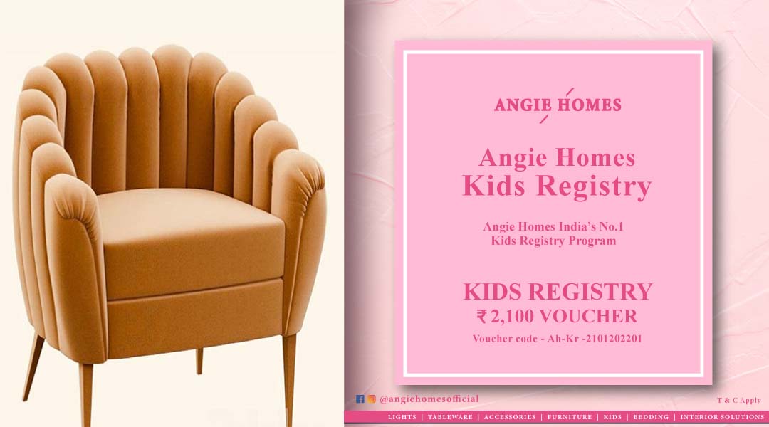 Angie Homes Kids Registry Gift Voucher Sofa Chair ANGIE HOMES