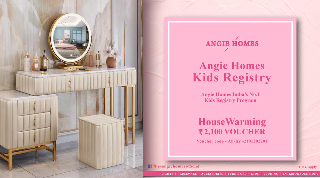 Angie Homes Kids Registry Gift Voucher for Kids Dressing Table ANGIE HOMES