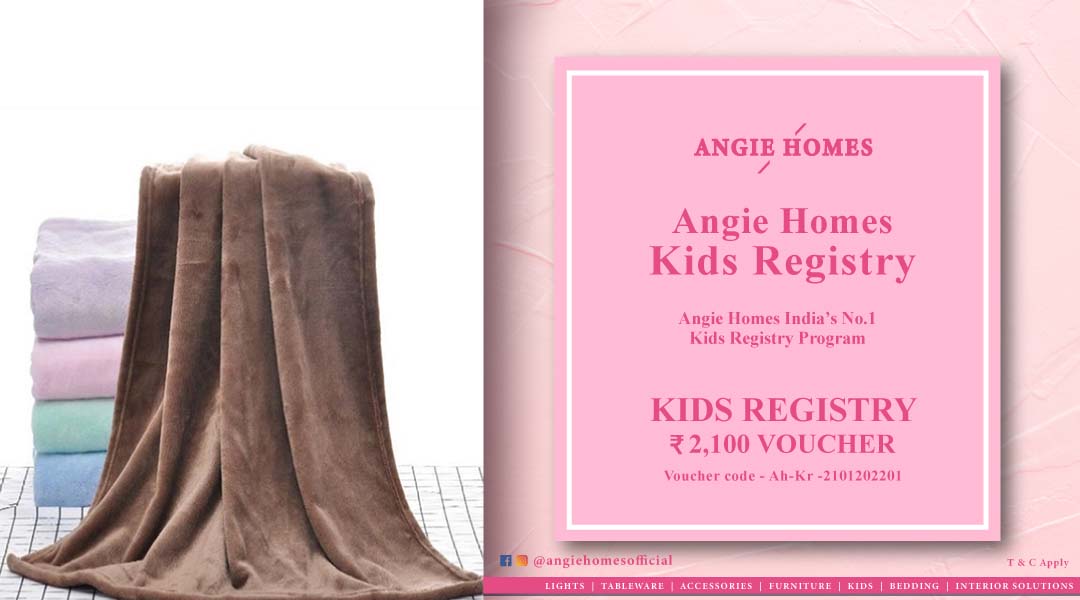 Angie Homes Kids Registry Gift Voucher for Blanket ANGIE HOMES