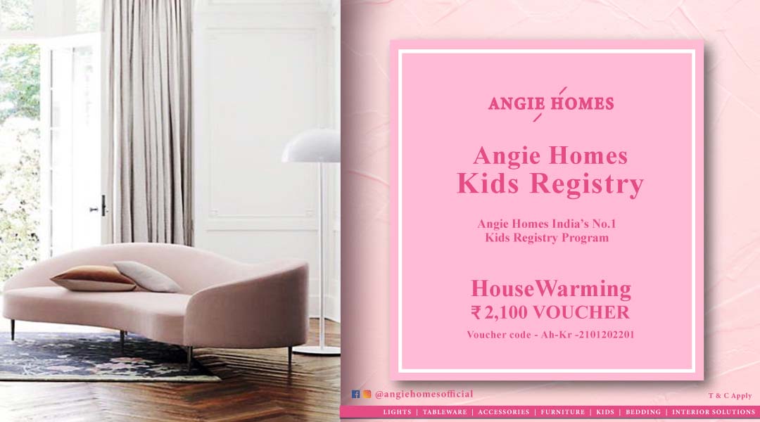 Angie Homes Kids Registry Gift Voucher for Kids Luxury Sofa ANGIE HOMES