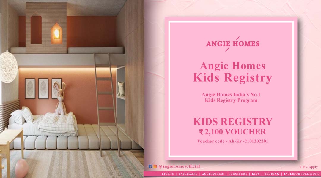 Angie Homes Kids Registry Gift Voucher for Kids Room ANGIE HOMES