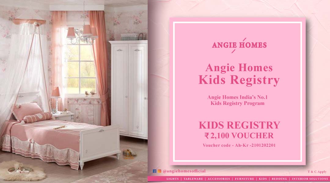 Angie Homes Kids Registry Gift Voucher for Stylish Beds ANGIE HOMES