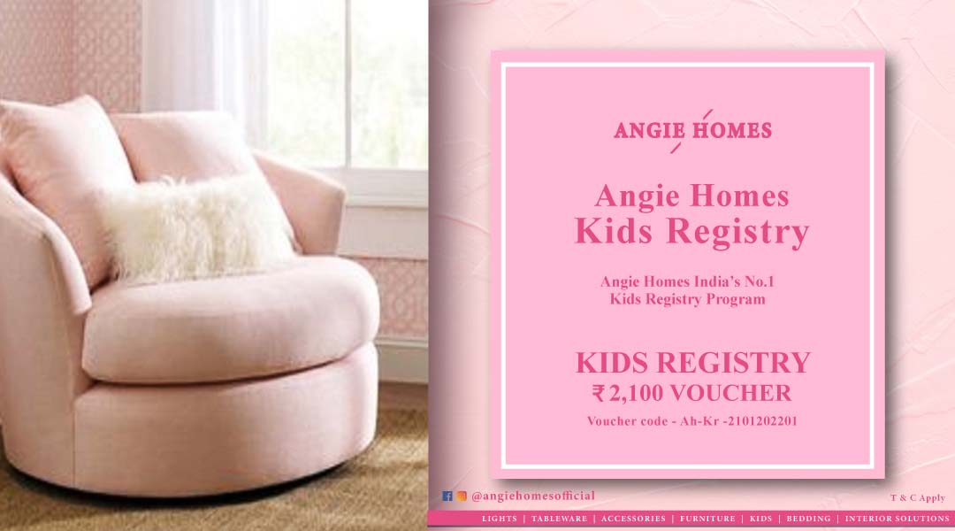 Angie Homes Kids Registry Gift Voucher for Stylish Sofa ANGIE HOMES