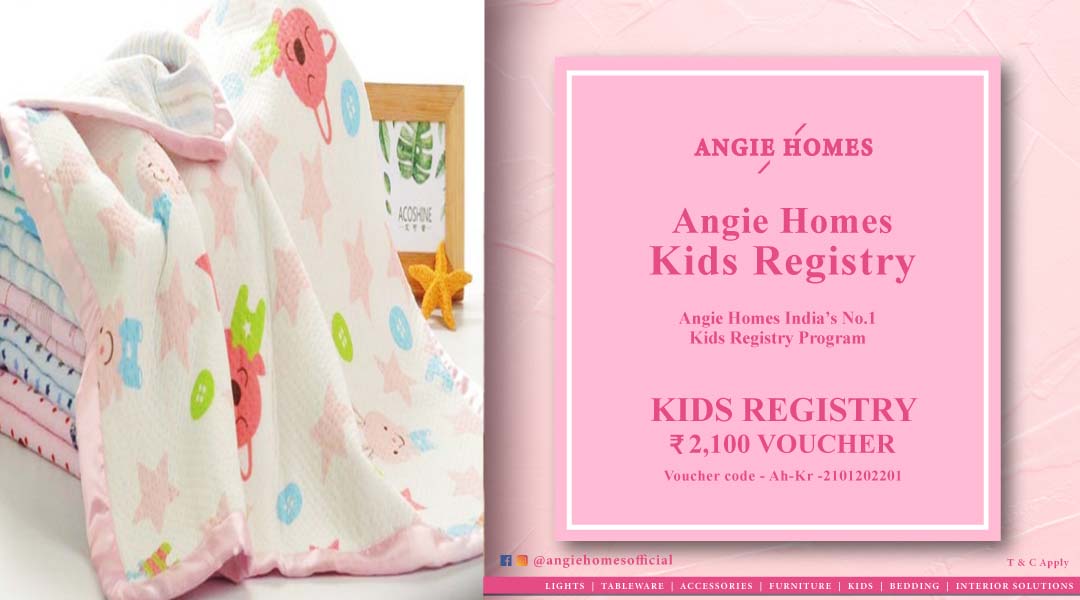 Angie Homes Kids Gift Voucher for Kids Blankets ANGIE HOMES