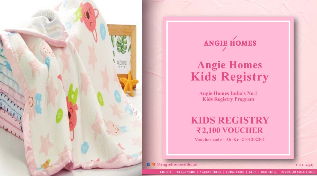 Angie Homes Kids Gift Voucher for Kids Blankets ANGIE HOMES