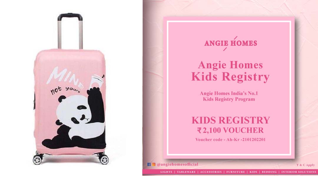 Angie Homes Kids Registry Gift Voucher for Pink Trolley Bag ANGIE HOMES