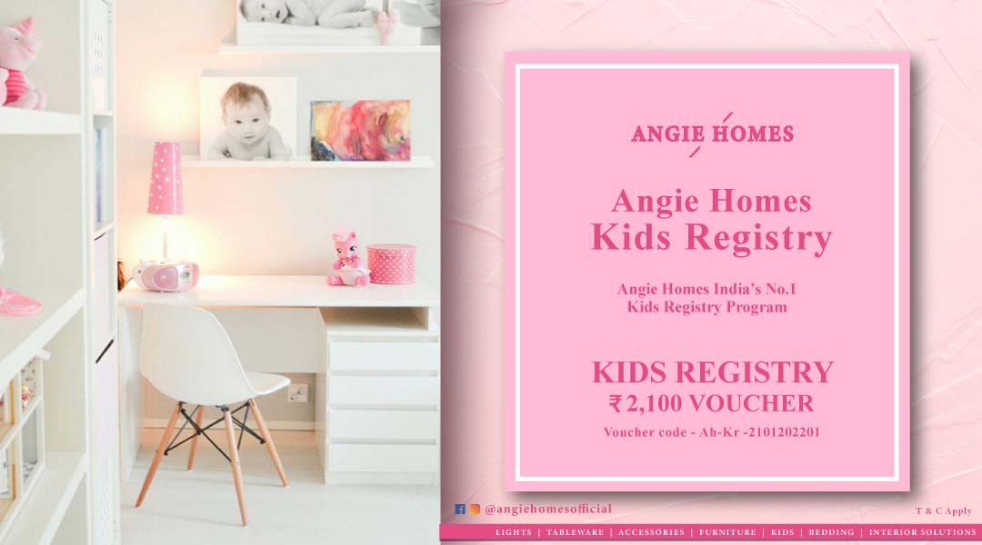 Angie Homes Kids Registry Gift Voucher for Kids Luxury Chair ANGIE HOMES