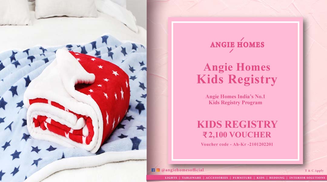 Angie Homes Gift Voucher for Kids Blanket ANGIE HOMES