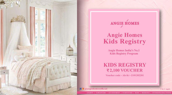 Angie Homes Kids Registry Gift Voucher for Kids Luxury Bed ANGIE HOMES