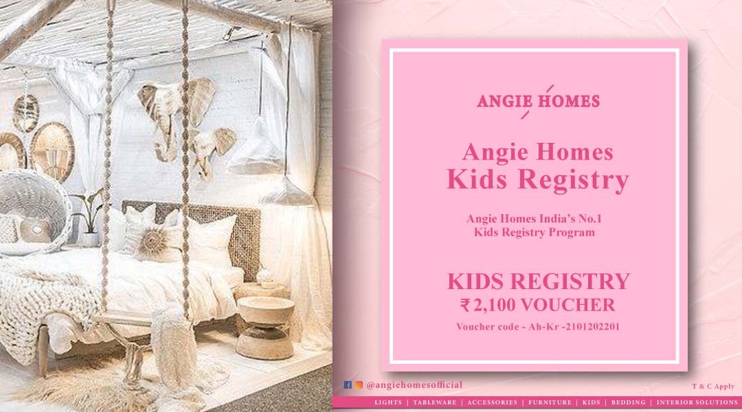 Book Online Kids Registry Pink Gift Vouchers ANGIE HOMES