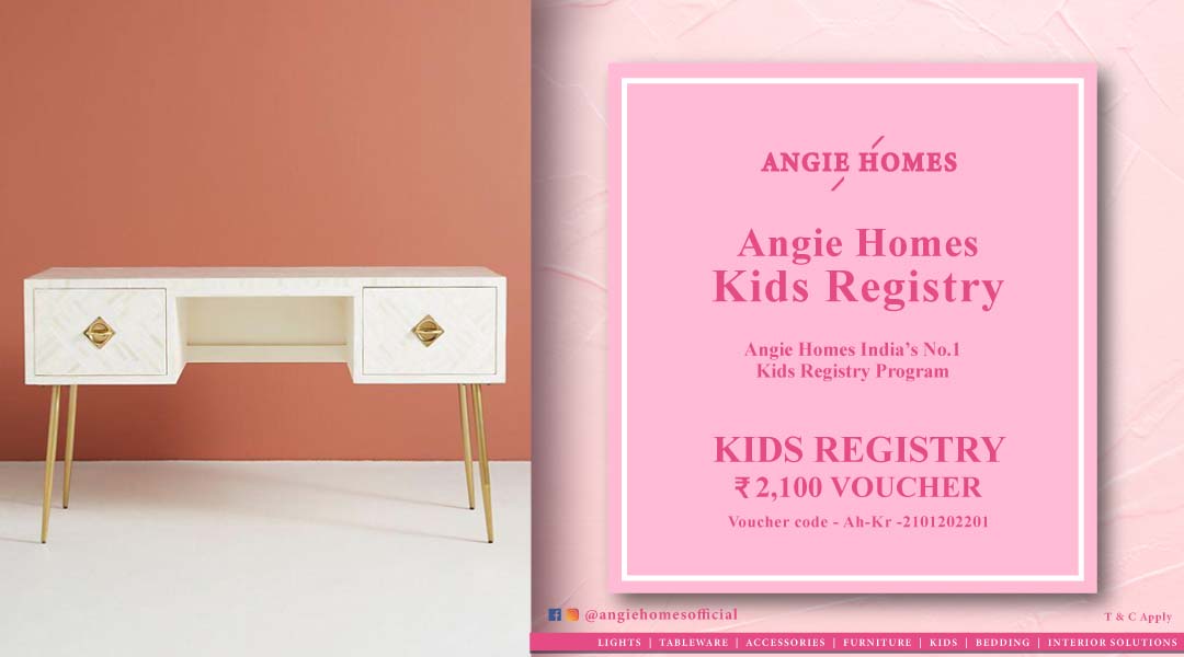 Angie Homes Kids Registry Gift Voucher for Kids Side Table ANGIE HOMES