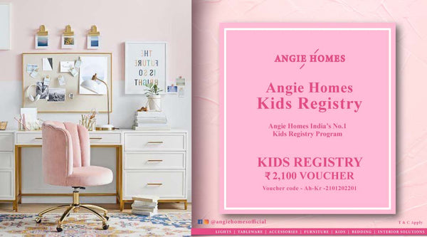 Angie Homes Kids Registry Pink Gift Voucher Online ANGIE HOMES