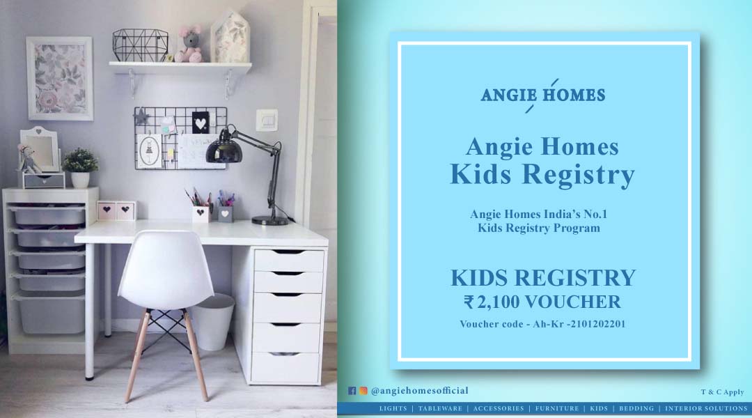 Angie Homes Kids Registry Gift for Kids Voucher Side Table ANGIE HOMES
