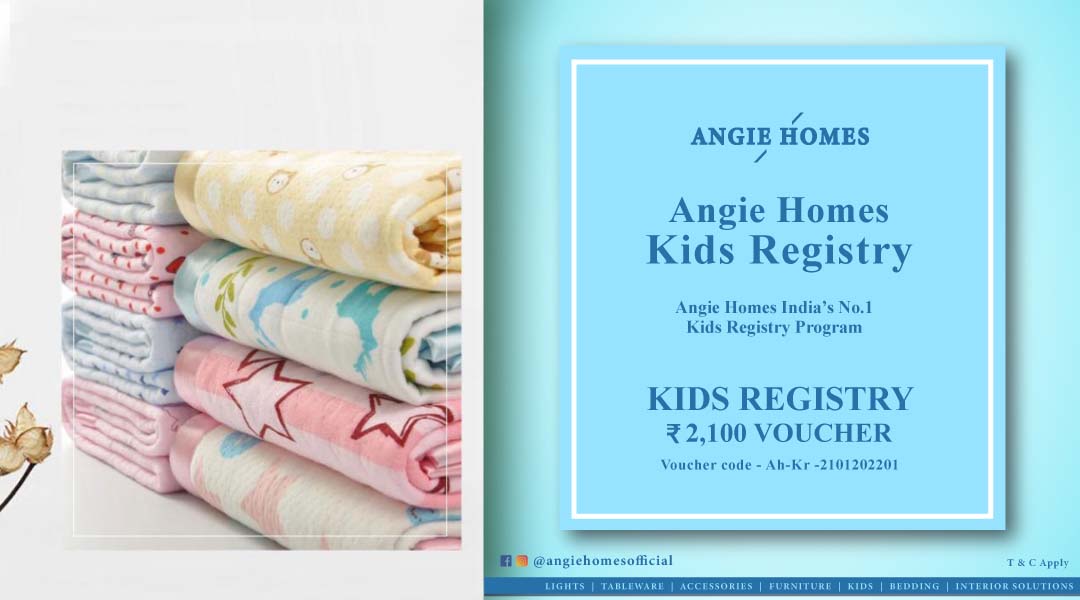 Angie Homes Kids Registry Gift for Kids Voucher Premium Dohar ANGIE HOMES