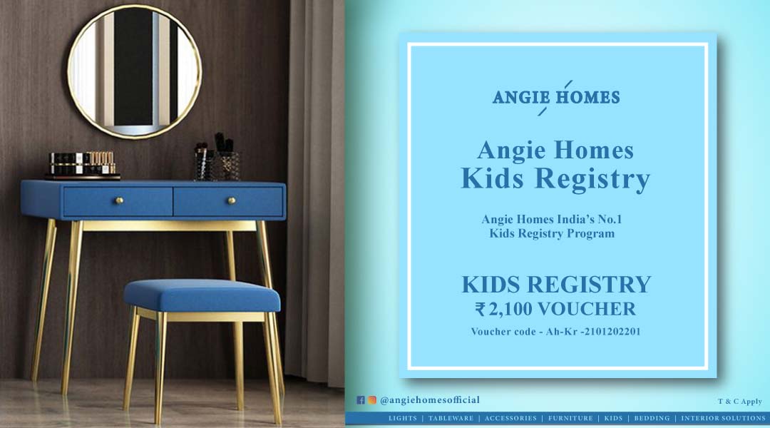 Angie Homes Kids Registry Gift Voucher for Kids Study Table ANGIE HOMES