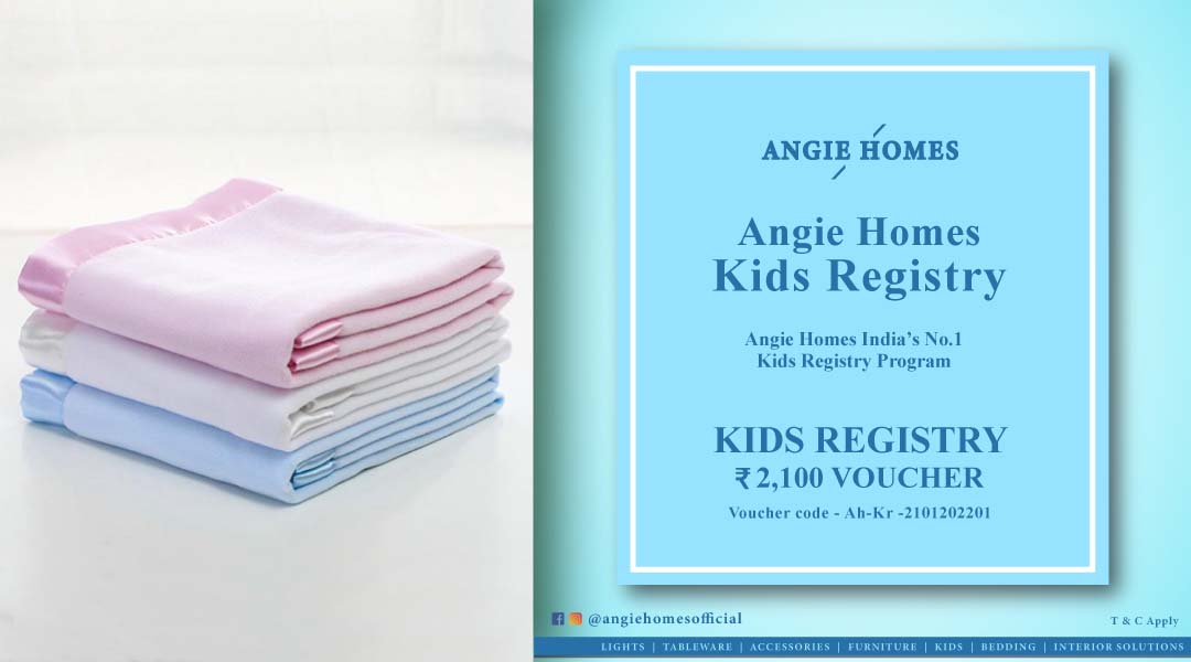 Angie Homes Kids Registry for Gift Voucher Kids Premium Blankets ANGIE HOMES