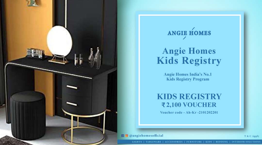 Angie Homes Kids Registry Gift Voucher for Kids Study Table and Chair ANGIE HOMES