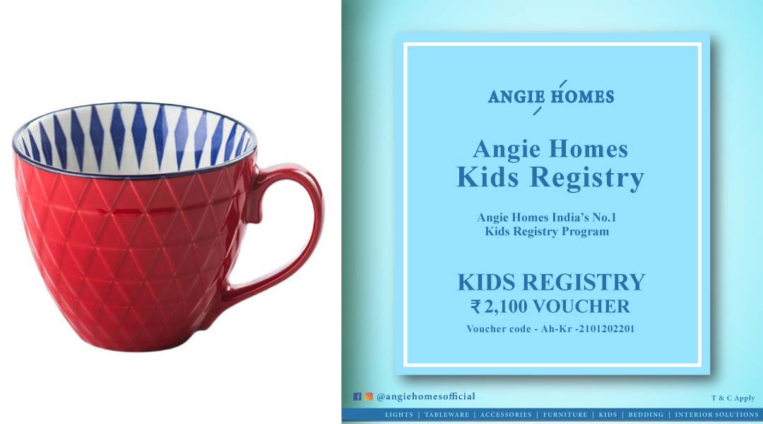 Angie Homes Kids Registry Gift Voucher for Kids Cup ANGIE HOMES