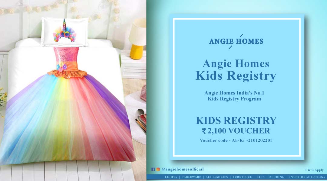 Angie Homes Kids Registry Gift Voucher for Kids Bedding ANGIE HOMES