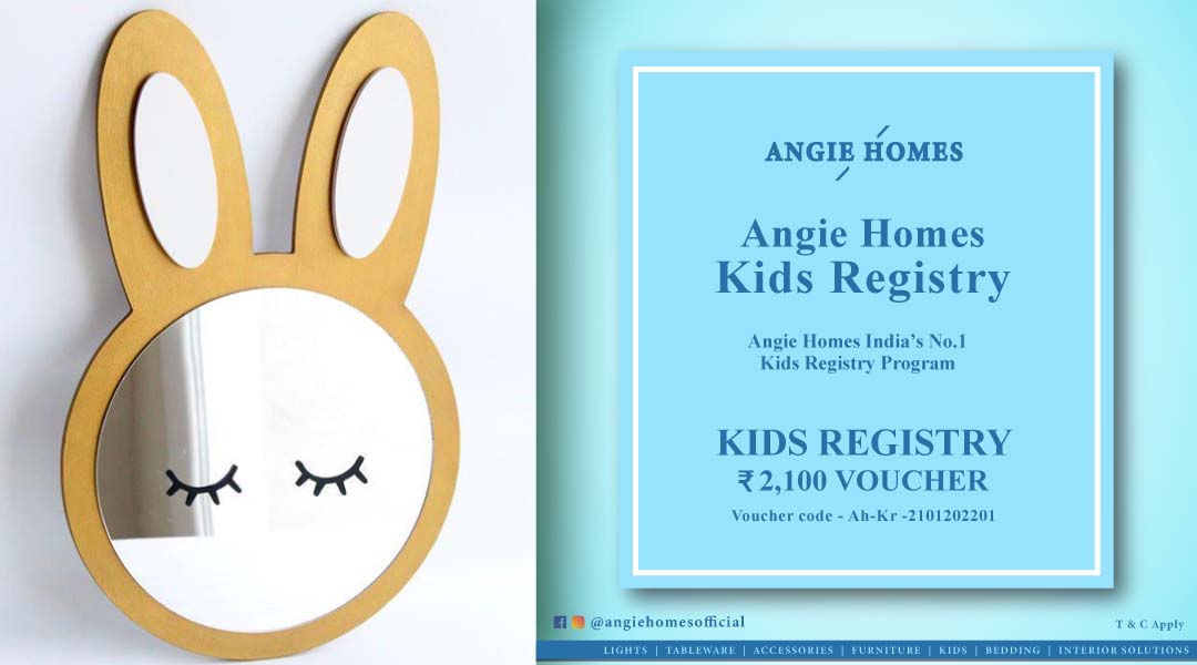 Angie Homes Kids Registry Gift Voucher for Kids Mirror ANGIE HOMES