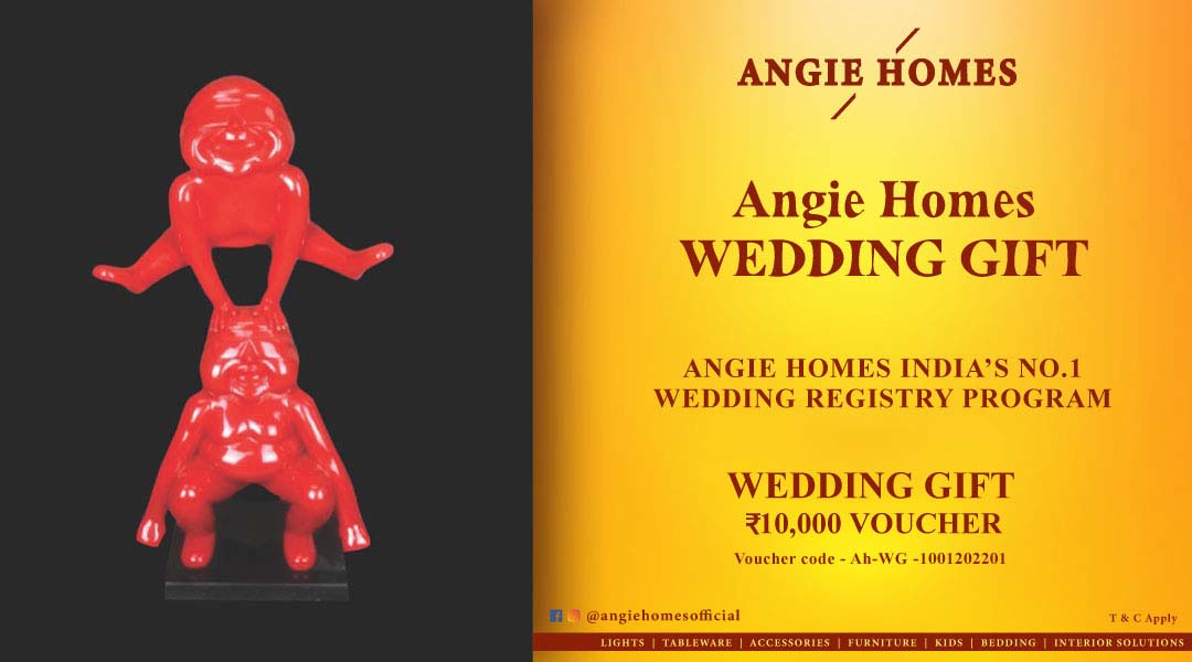 Angie Homes for Indian Wedding Scupture Gift Voucher ANGIE HOMES