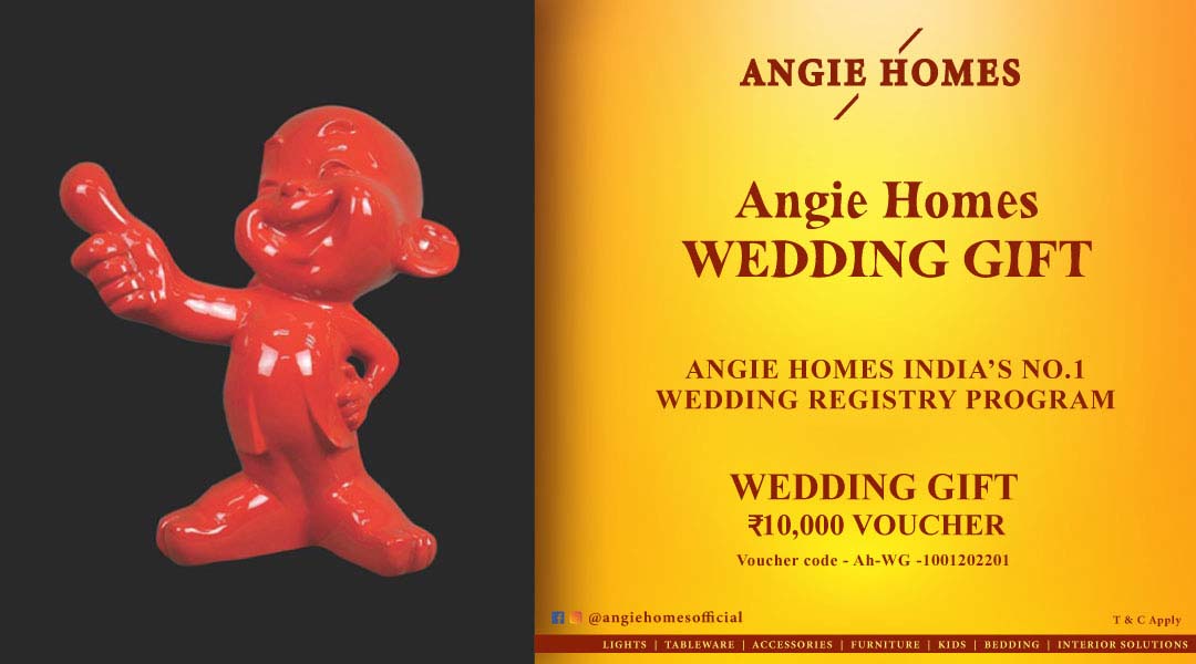 Angie Homes for Indian Wedding Scupture Gift Voucher ANGIE HOMES