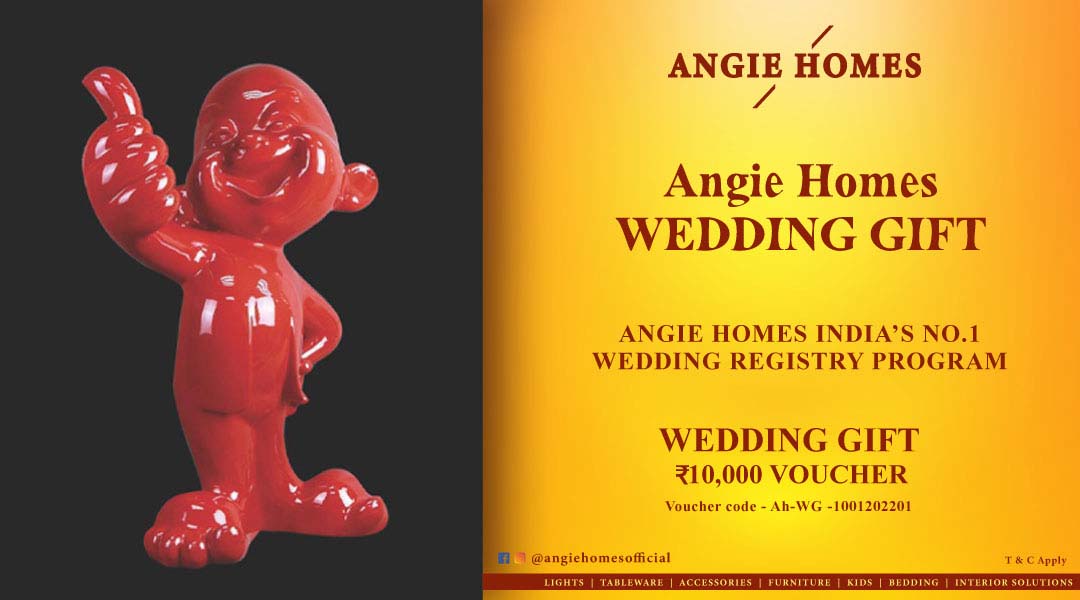 Angie Homes for Indian Wedding Scupture Gift Voucher ANGIE HOMES