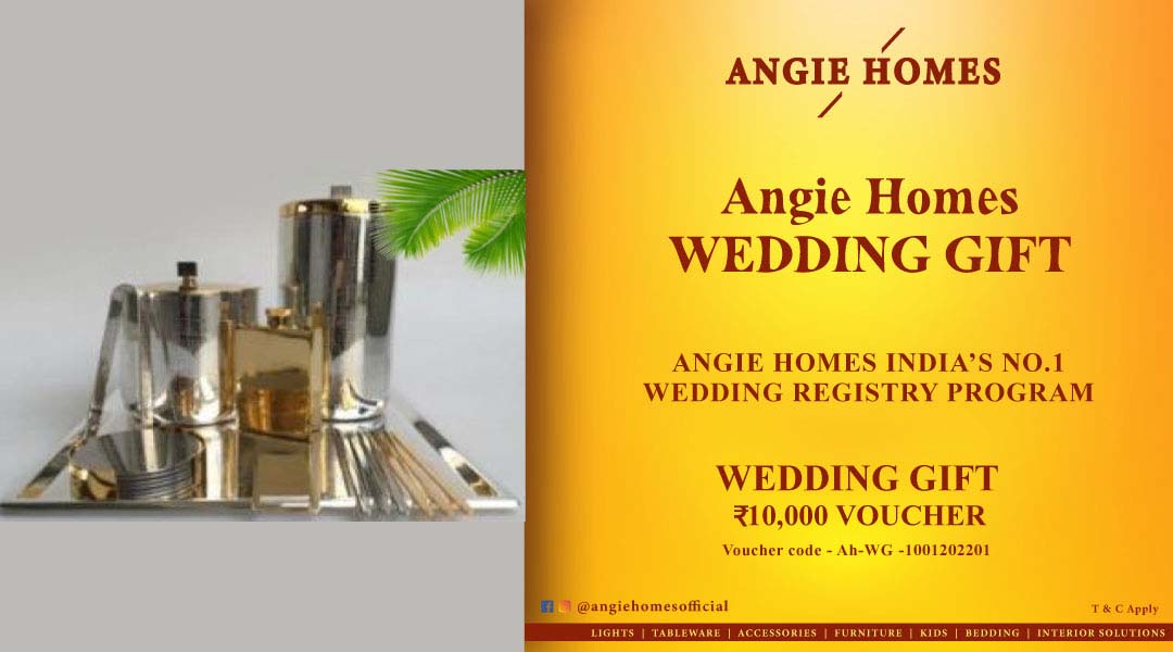 Angie Homes for Indian Wedding Sets Gift Voucher ANGIE HOMES