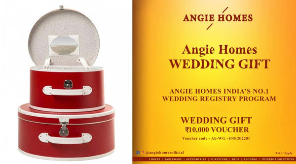 Angie Homes for Indian Wedding Wine Glass Gift Voucher ANGIE HOMES