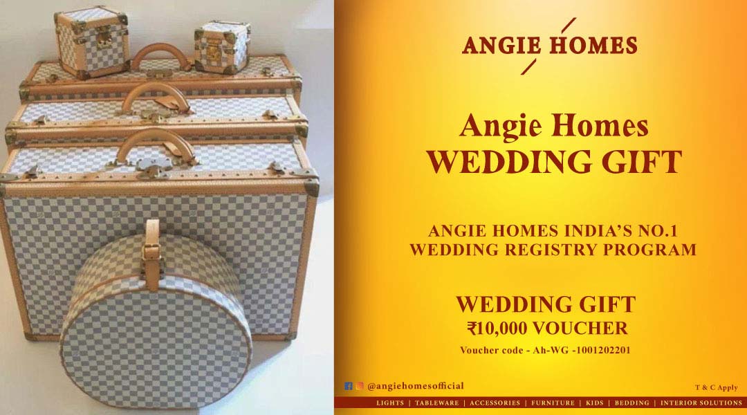 Angie Homes for Indian Wedding Boxes Gift Voucher ANGIE HOMES