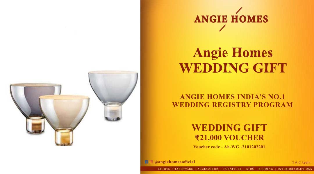 Angie Homes Offers Indian Wedding Gift Voucher for Home Décor ANGIE HOMES