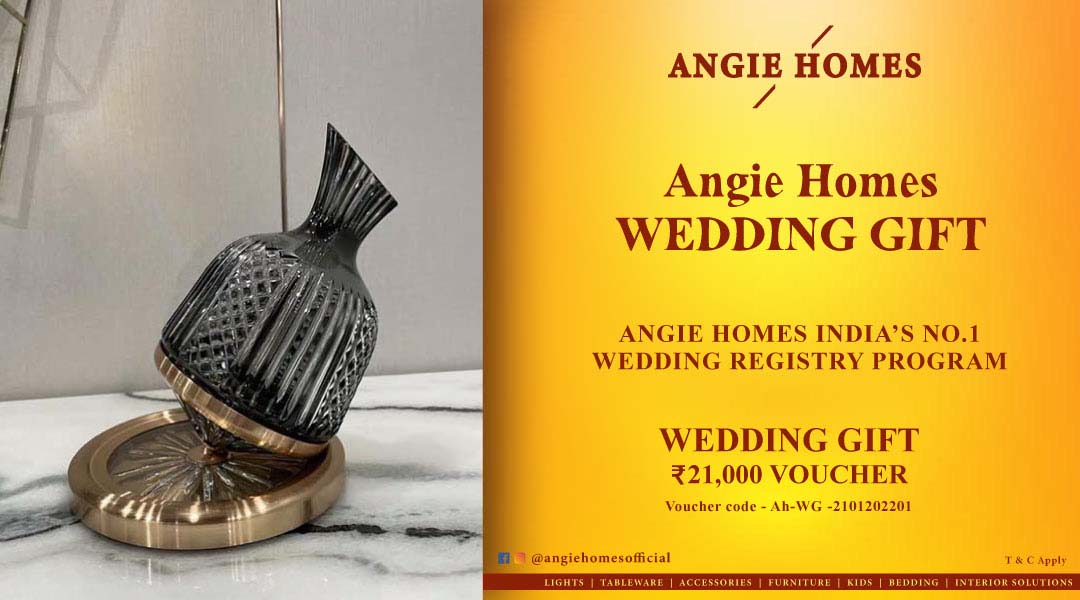 Angie Homes Offers Indian Wedding Gift Voucher for Stylish ANGIE HOMES