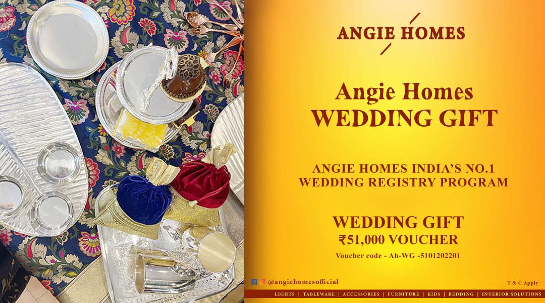 Angie Homes Wedding Gift Voucher for Best Wedding E-Gift ANGIE HOMES
