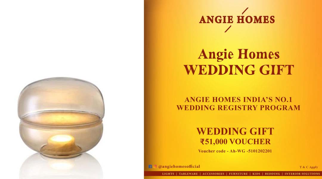 Angie Homes Offer for Indian Wedding Gift Voucher Online ANGIE HOMES