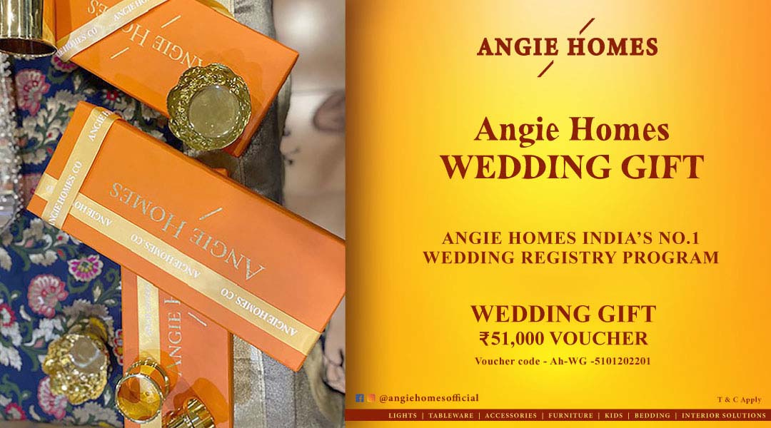 Angie Homes Wedding Gift Voucher for Best Wedding Gift Online ANGIE HOMES
