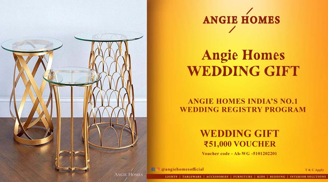 Angie Homes Offers for Book Online Indian Wedding Gift Voucher Online ANGIE HOMES