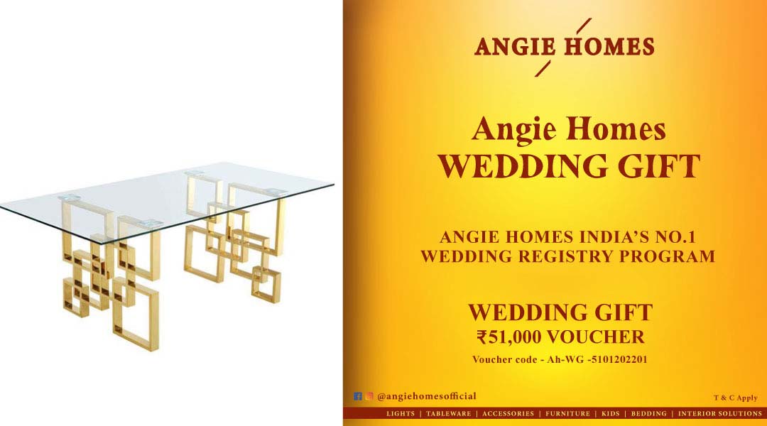 Angie Homes Offers for Book Online Indian Wedding Gift Voucher ANGIE HOMES