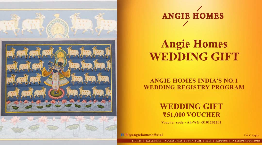 Angie Homes Offer for Indian Wedding Gift Voucher Online ANGIE HOMES