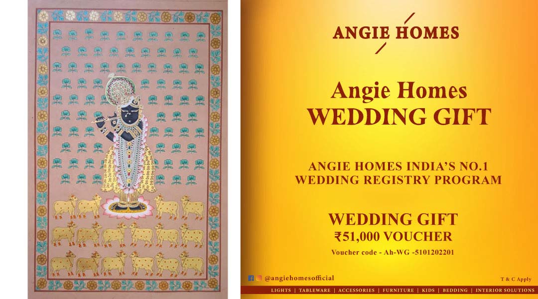 Angie Homes Offer for Indian Wedding E-Gift Voucher ANGIE HOMES