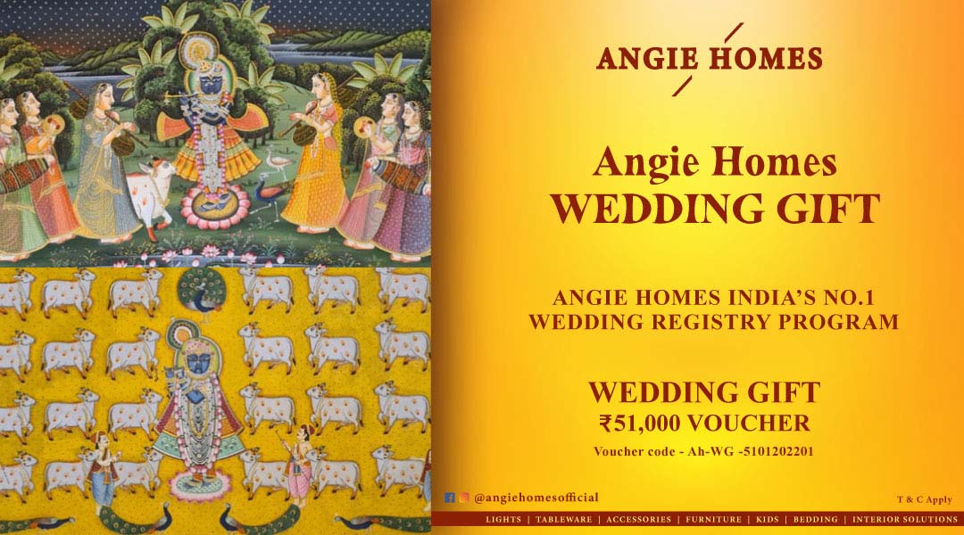 Angie Homes Offer for Indian Book Wedding E-Gift Voucher ANGIE HOMES