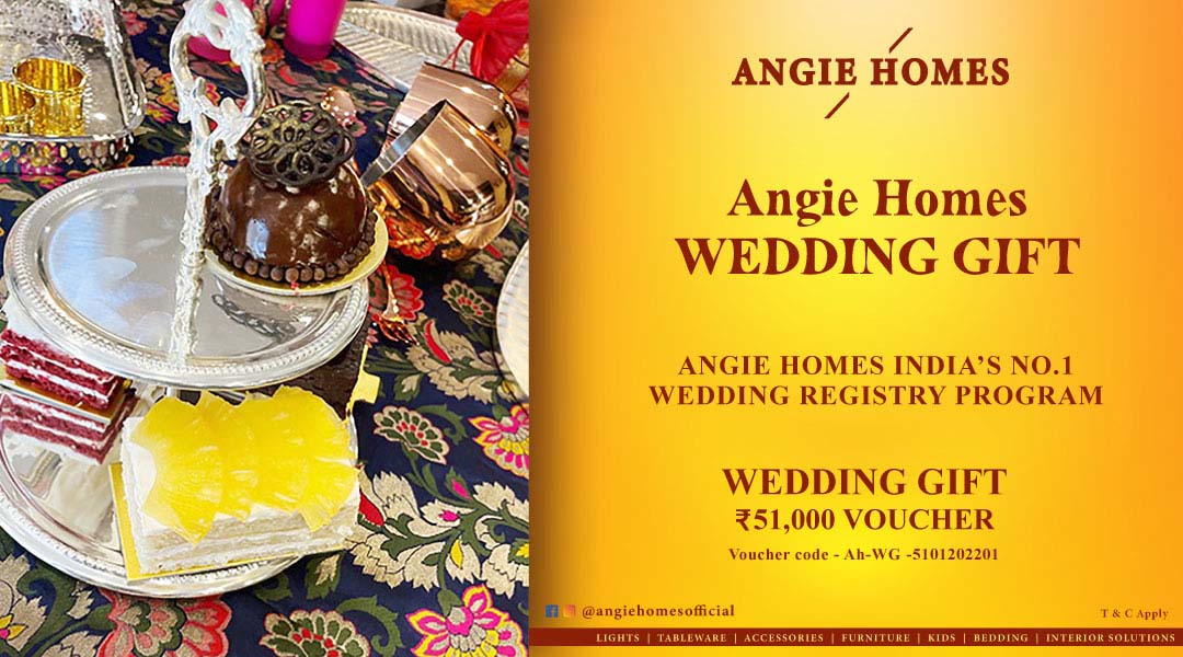 Angie Homes Wedding Gift Voucher for Best Wedding Gift Ideas India ANGIE HOMES
