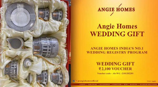 Angie Homes Wedding Registry Gift Voucher Cup and Sourer Sets ANGIE HOMES