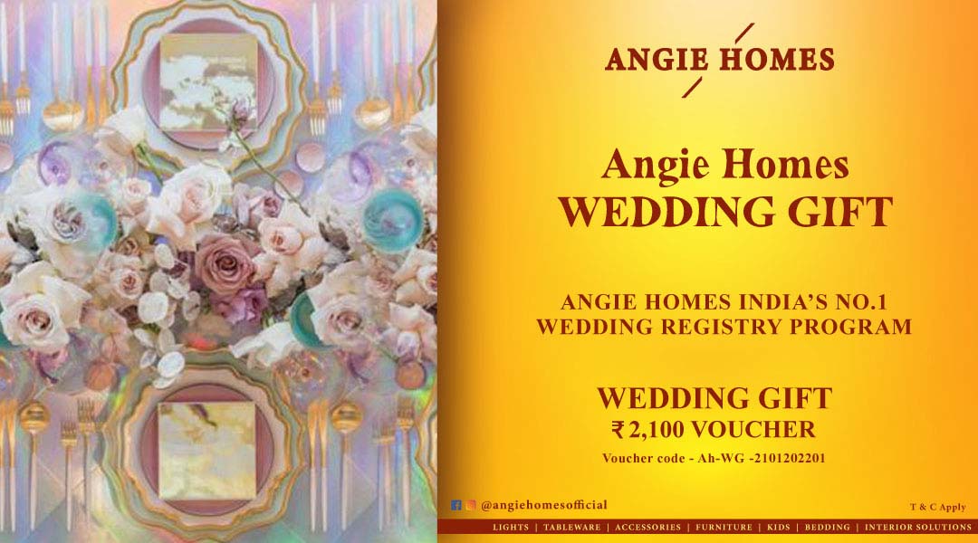 Angie Homes Wedding Registry Gift Voucher Items ANGIE HOMES