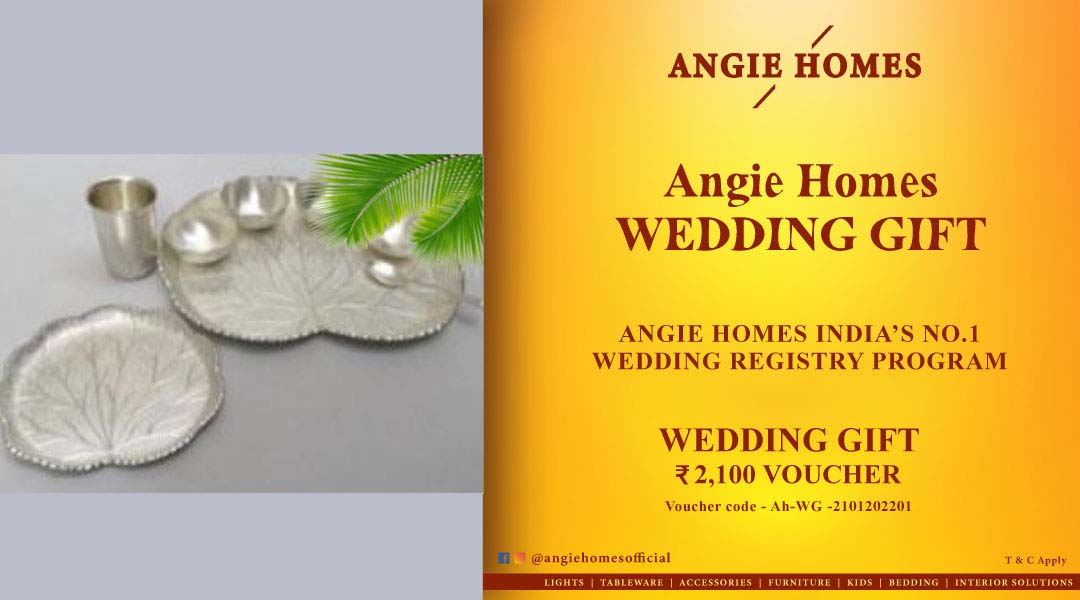 Angie Homes Wedding Gift Registry Vouchers Silver Plates ANGIE HOMES